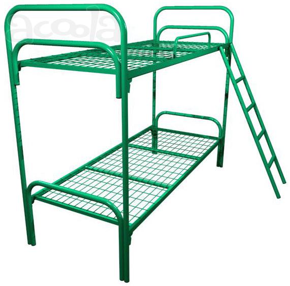 Кровати металлические с лестницами недорогие